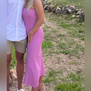 Minkpink Pink Midi Dress